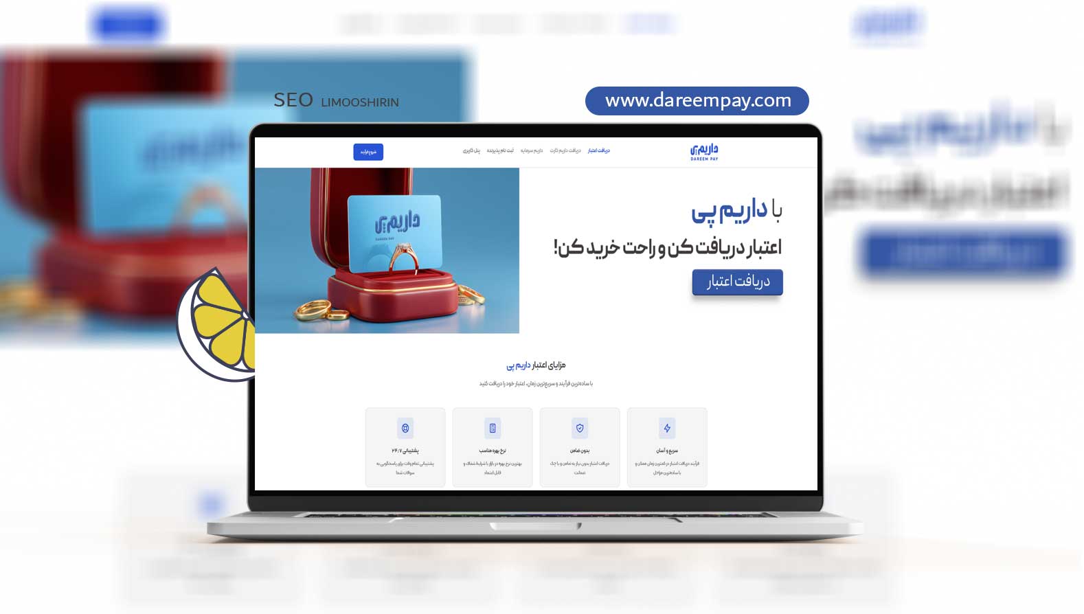 طراحی و سئو سایت داریم پی